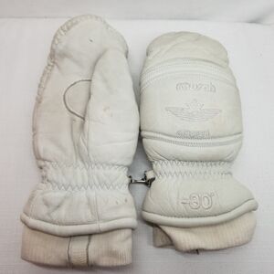Reusch Womens Size 7 Cowhide Leather Gloves Mittens Aircrew Mitts -30